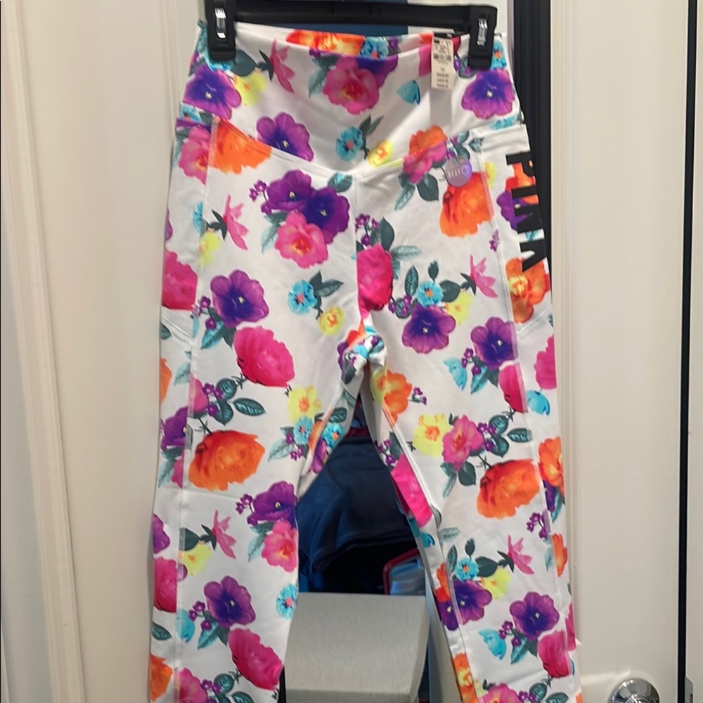 PINK Floral Women’s Leggings